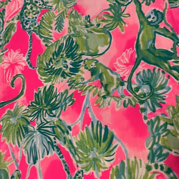 Lilly Pulitzer Dresses | Lilly Pulitzer Mini Mika Monkey Lion Dress Size 4 - Picture 4 of 5